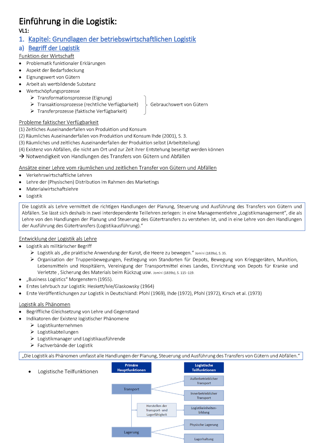 bachelor thesis logistik