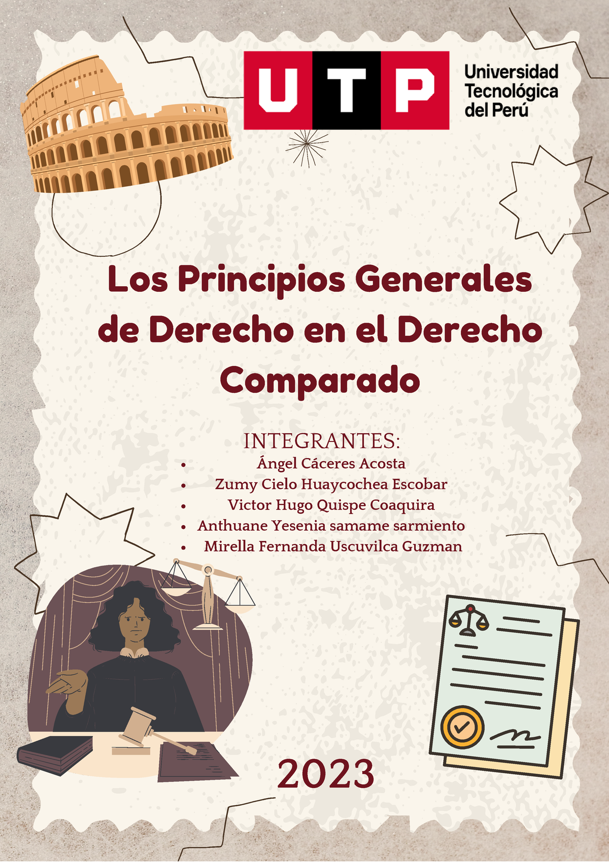 Principios Generales De Derecho En El Derecho Comparado - INTEGRANTES ...