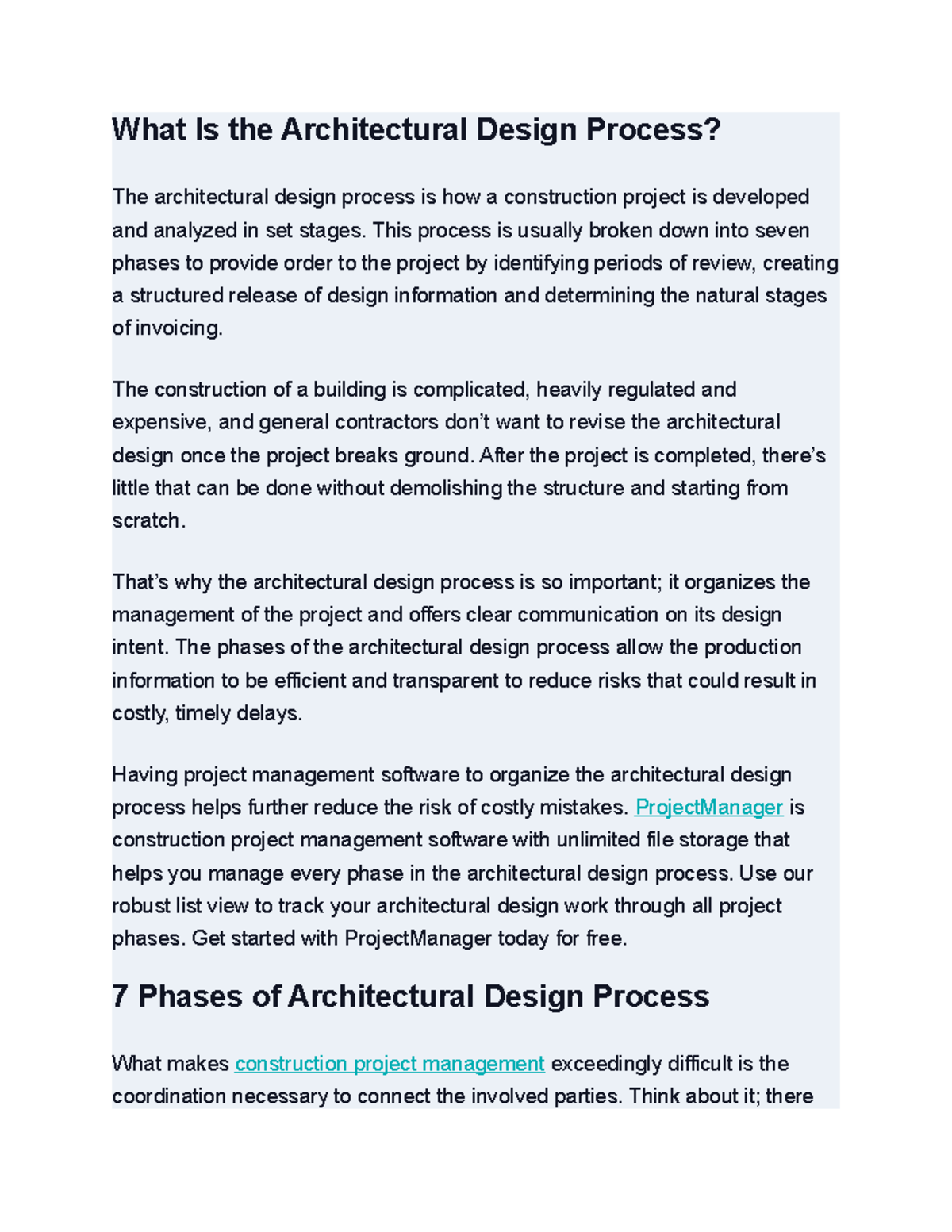 What Is the Architectural Design Process - This process is usually ...