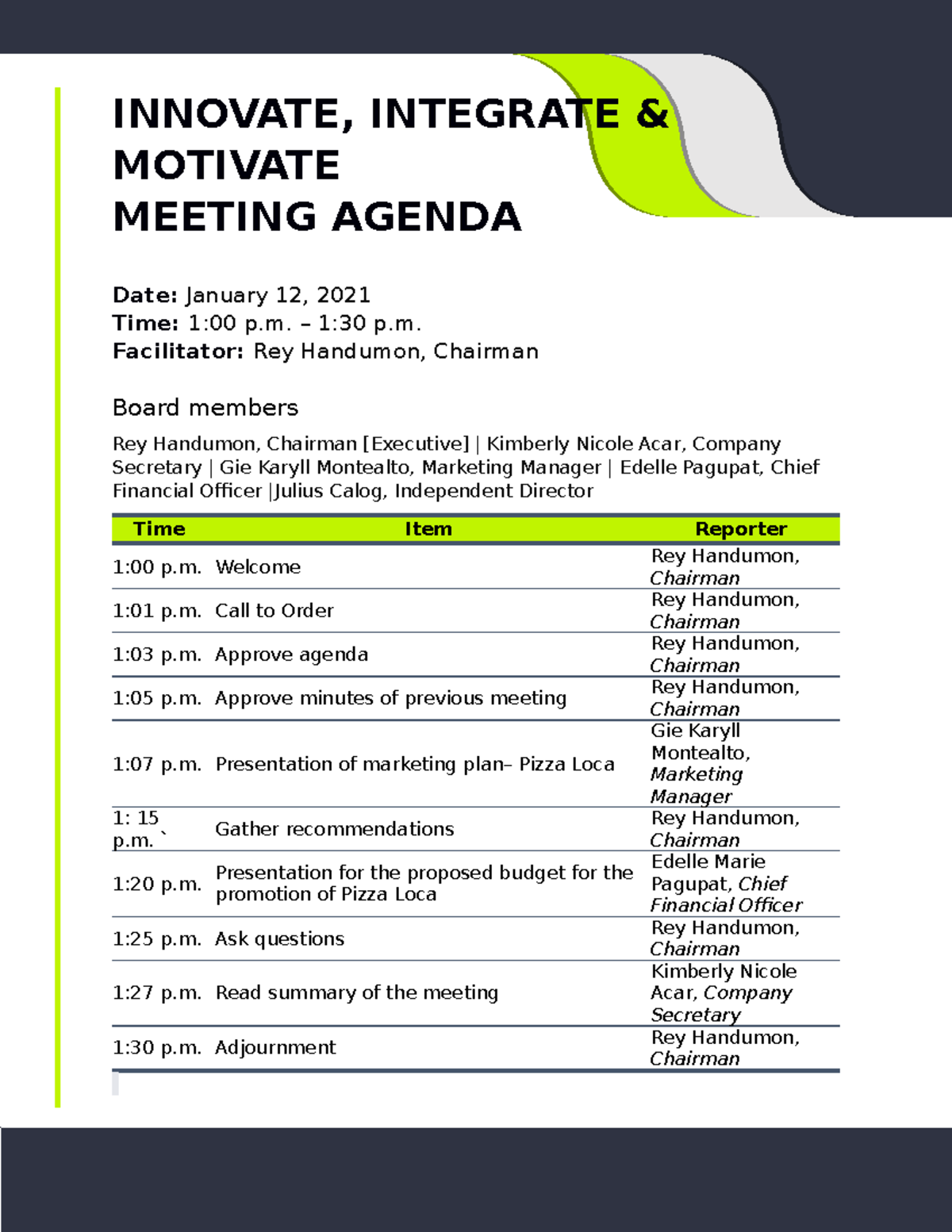 Inbound 4287904498748211918 - INNOVATE, INTEGRATE & MOTIVATE MEETING ...