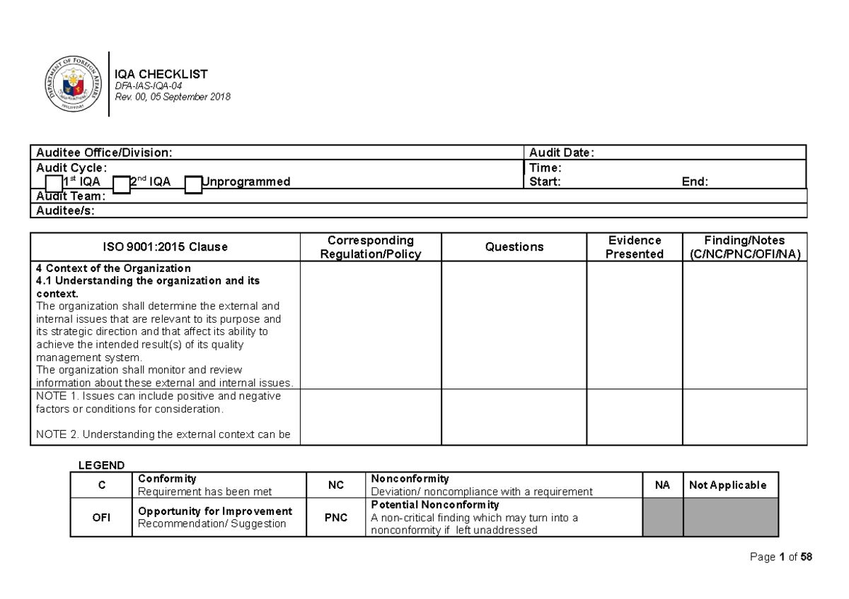 dfa-ias-iqa-04-iqa-checklist-dfa-ias-iqa-rev-00-05-september-2018