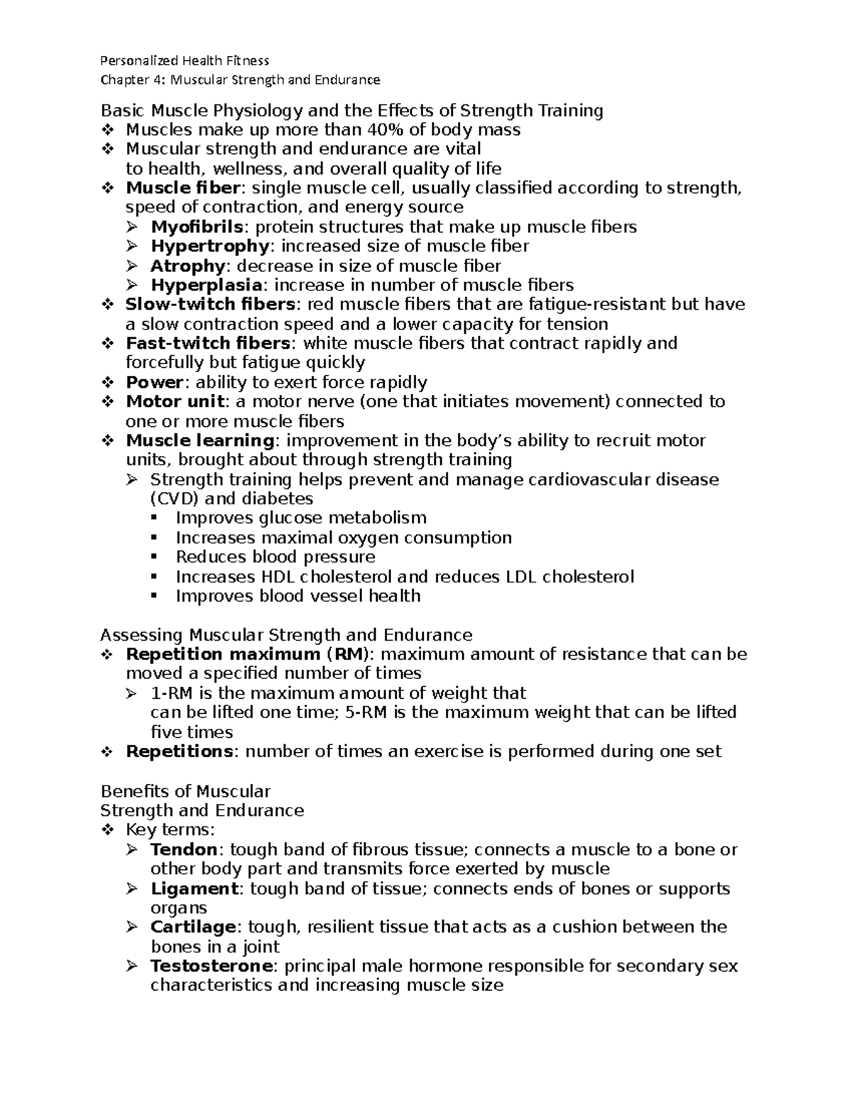 Personalized Health Fitness Notes Chapter 4 Weight Machines Free
