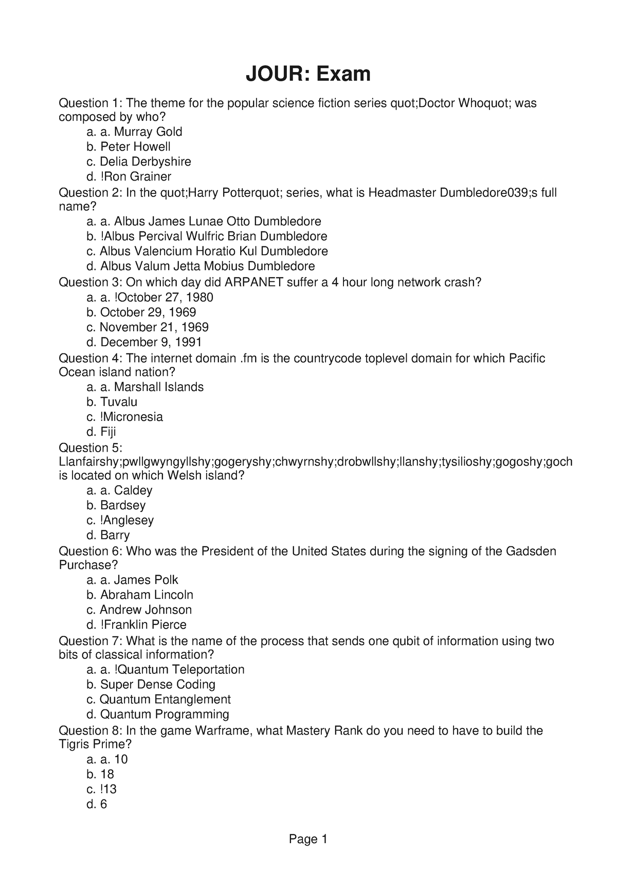 JOUR208-Topic-10 - aviation - JOUR: Exam Question 1: The theme for the