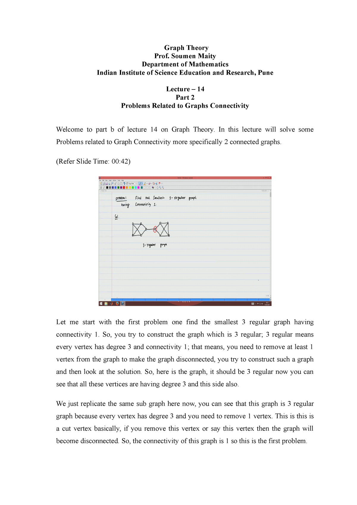 graph theory written assignment slcc campuses