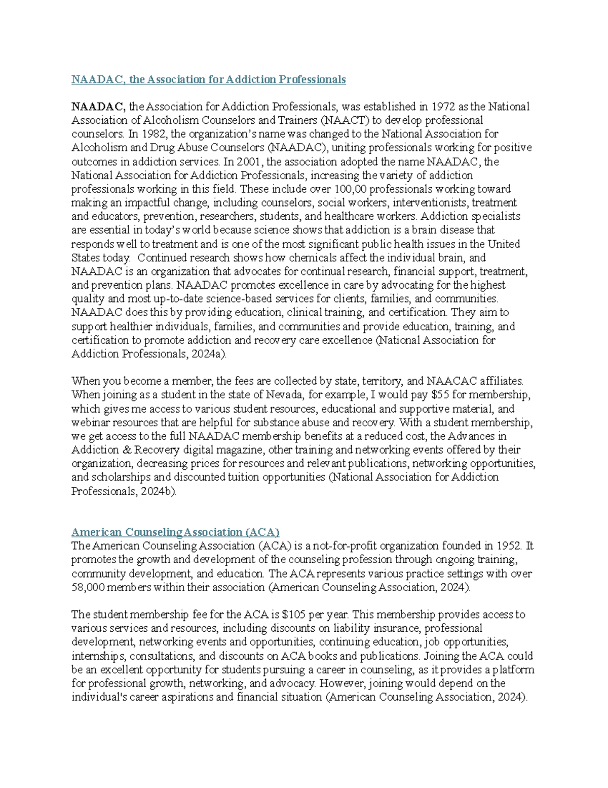 HSE Discussion 8 - NAADAC, the Association for Addiction Professionals ...