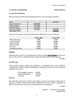 Sample test 1 - Introductory Financial Accounting - UOW - Studocu