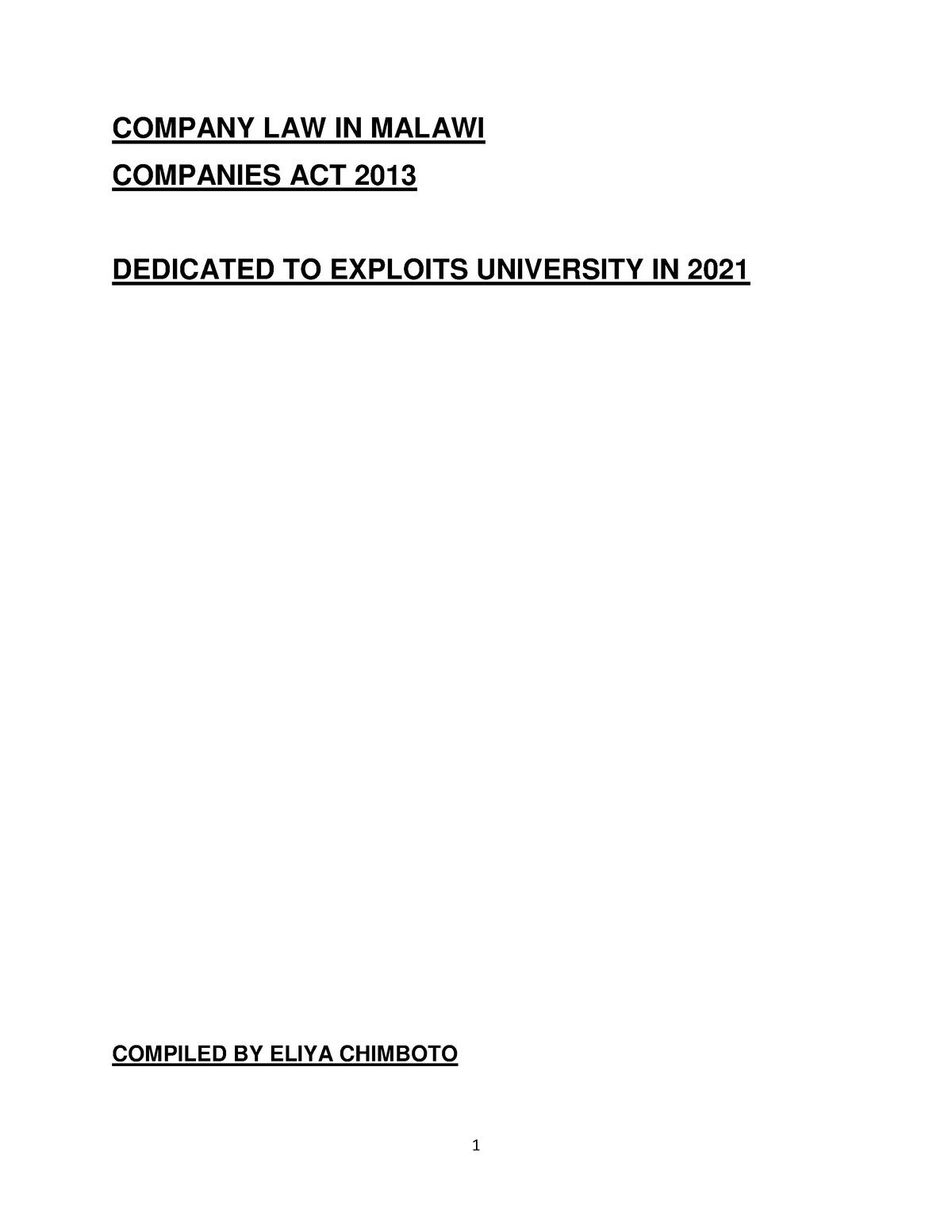 company-law-2013-act-chimboto-company-law-in-malawi-companies-act