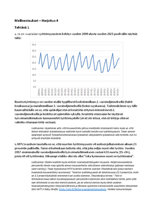 Ta Pe2021 M3 - Viikkoharjoituksia 3 - Mallivastaus: Harjoitus 3 ...