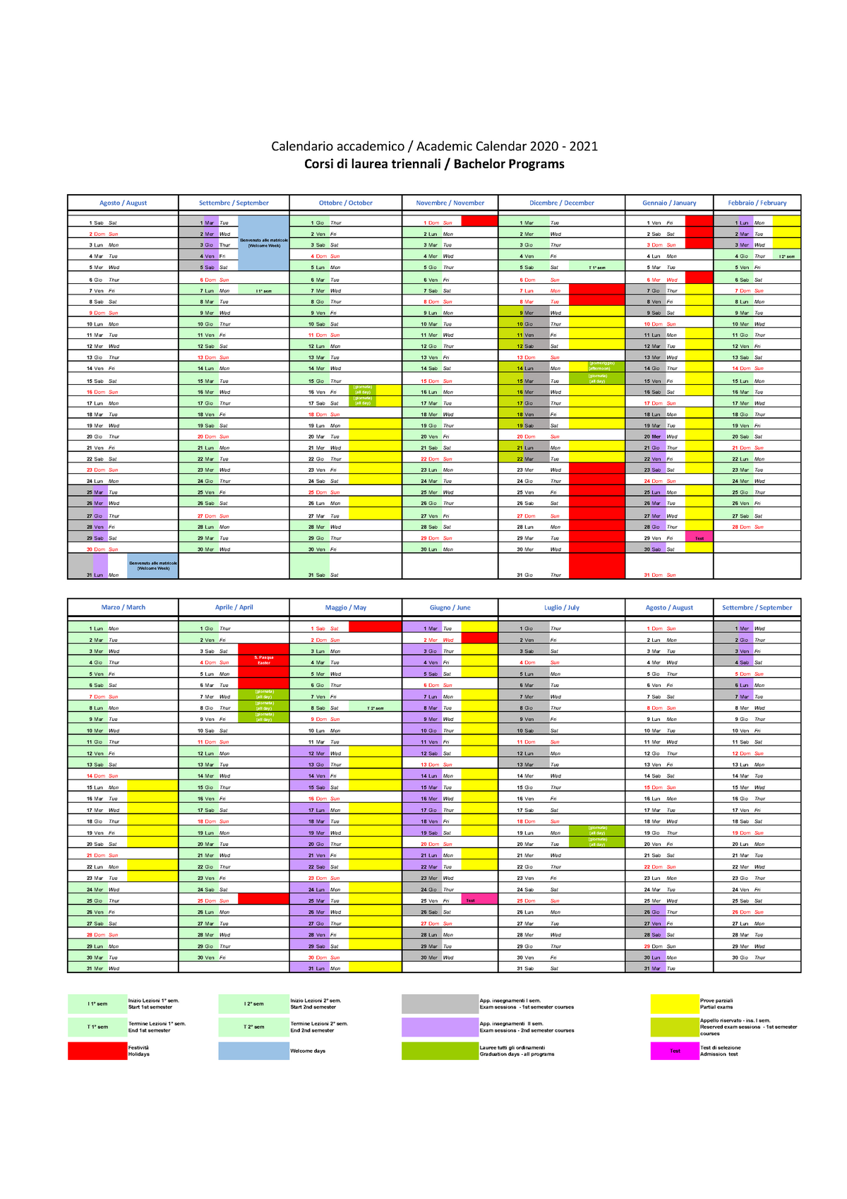 20-21 calendario 20-21 calendario 20-21 calendario - ŐŽƐƚŽ ͬ ƵŐƵƐƚ ...