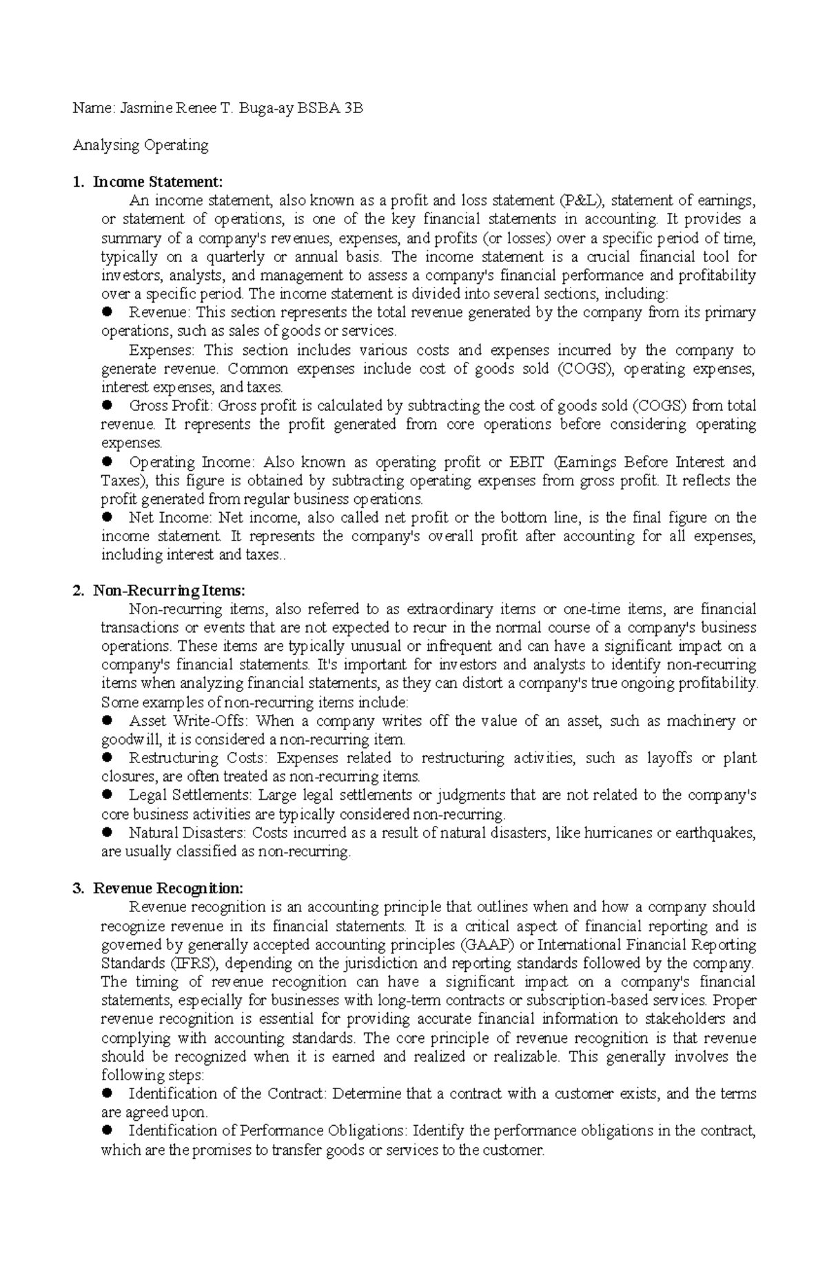 Finart Financial art Name Jasmine Renee T. Bugaay BSBA 3B