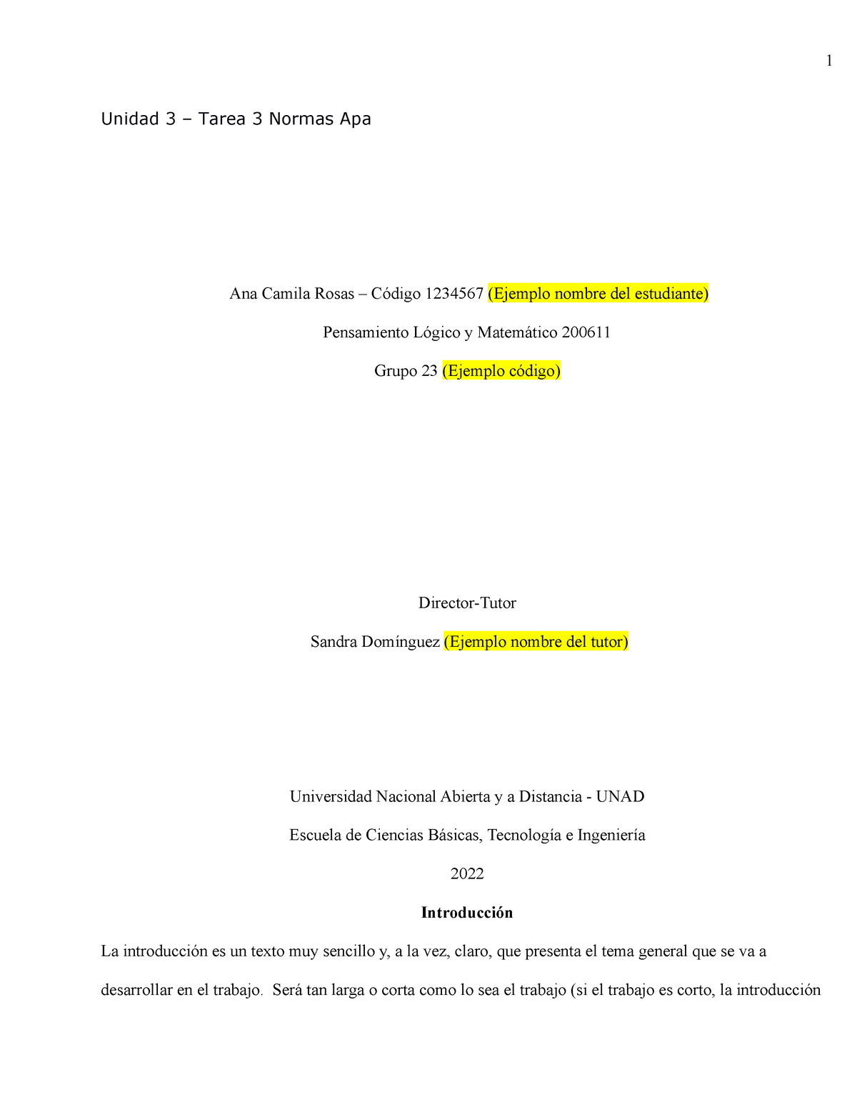 Plantilla norma APA PLM y ejemplos unidad 3- 22 - Unidad 3 – Tarea 3 ...