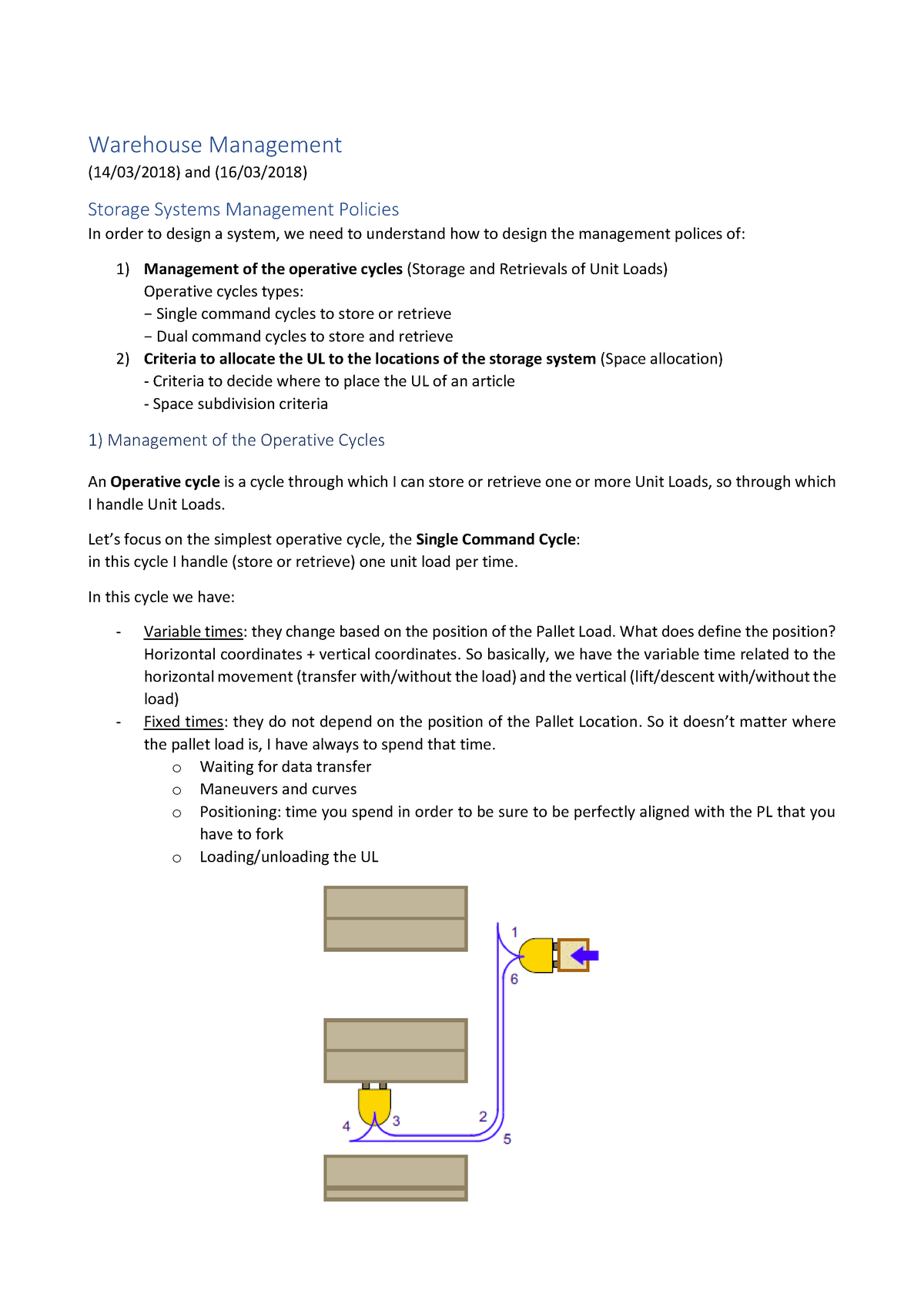 warehouse management thesis