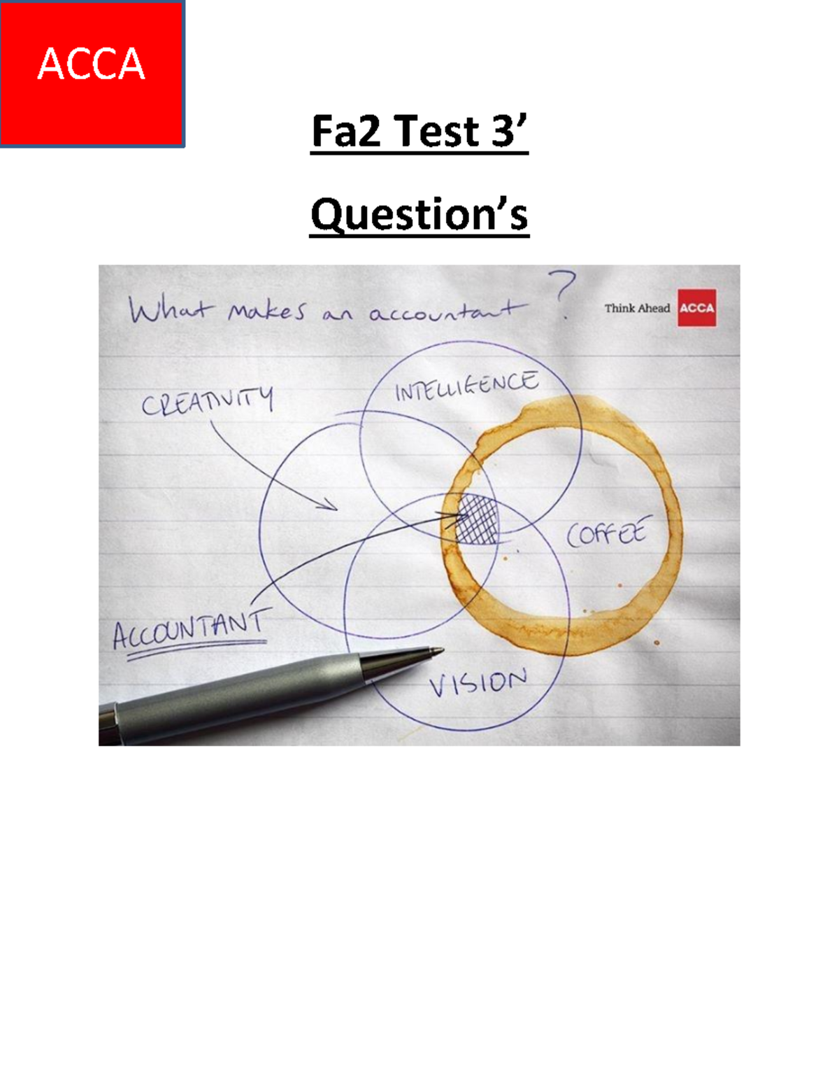 Developing exam awareness Our Interactive Tex civil Fa2 Test 3