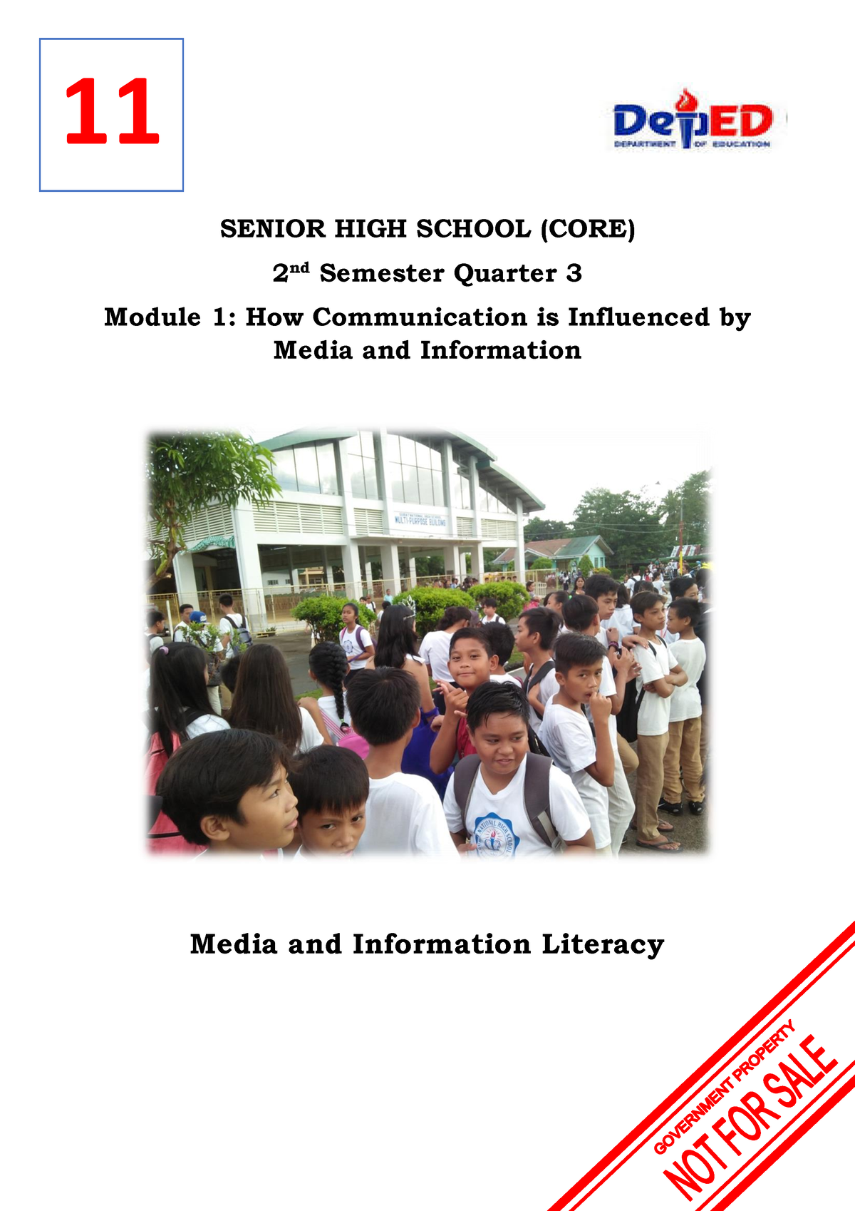 MIL Module 1 (ien) - SENIOR HIGH SCHOOL (CORE) 2 nd Semester Quarter 3 ...