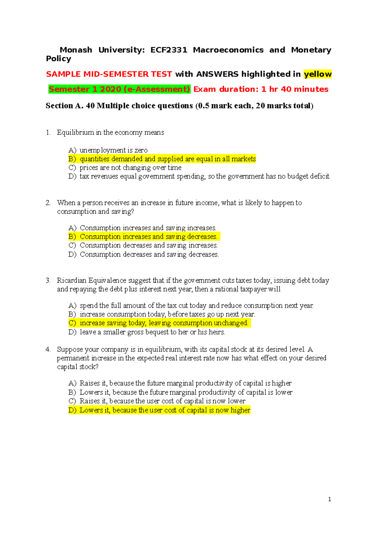 sample-mid-semester-test-with-answers-monash-university-ecf2331