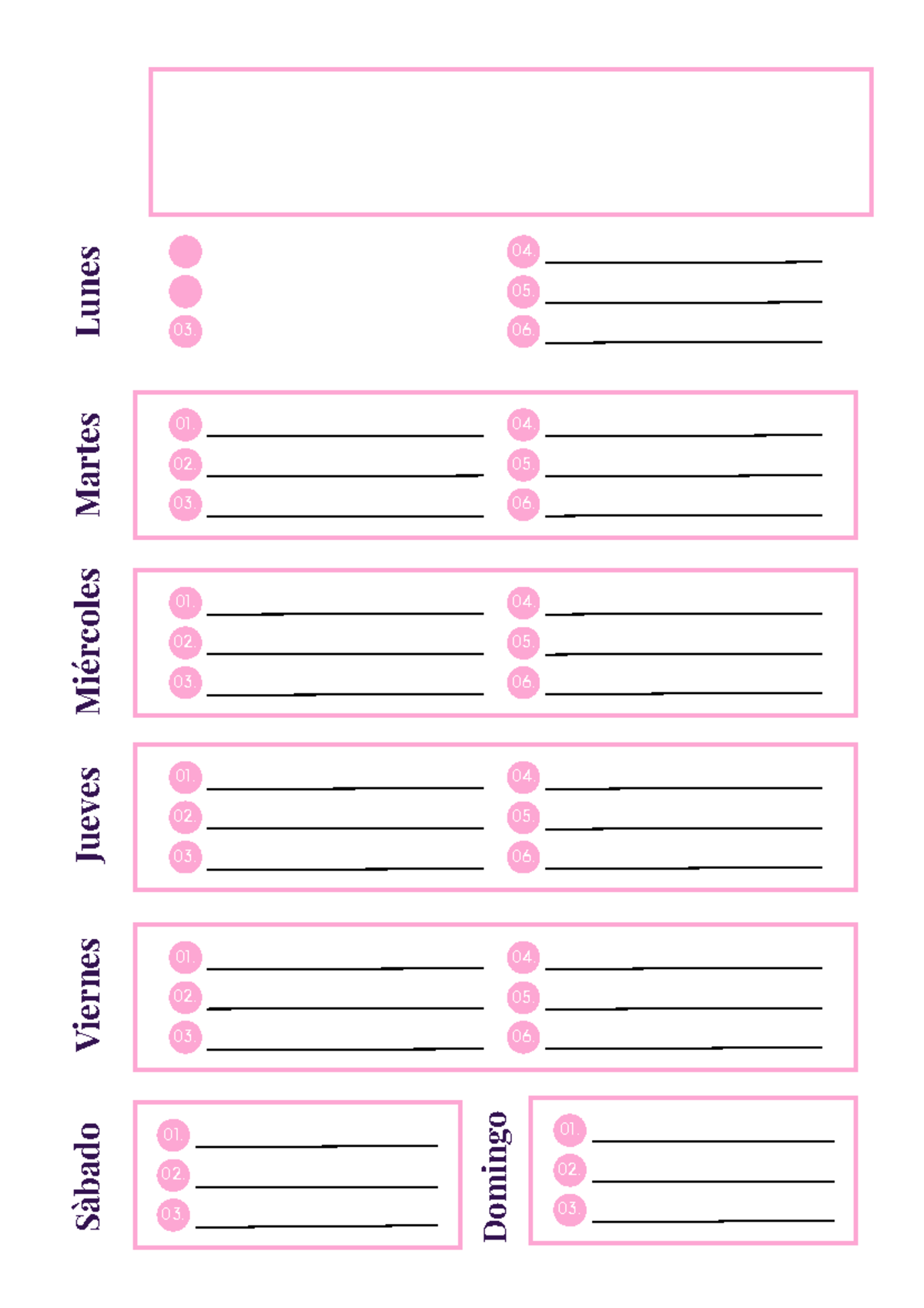 Agenda Planificador Semanal Minimalista Rosa 20240714 160651 0000 ...
