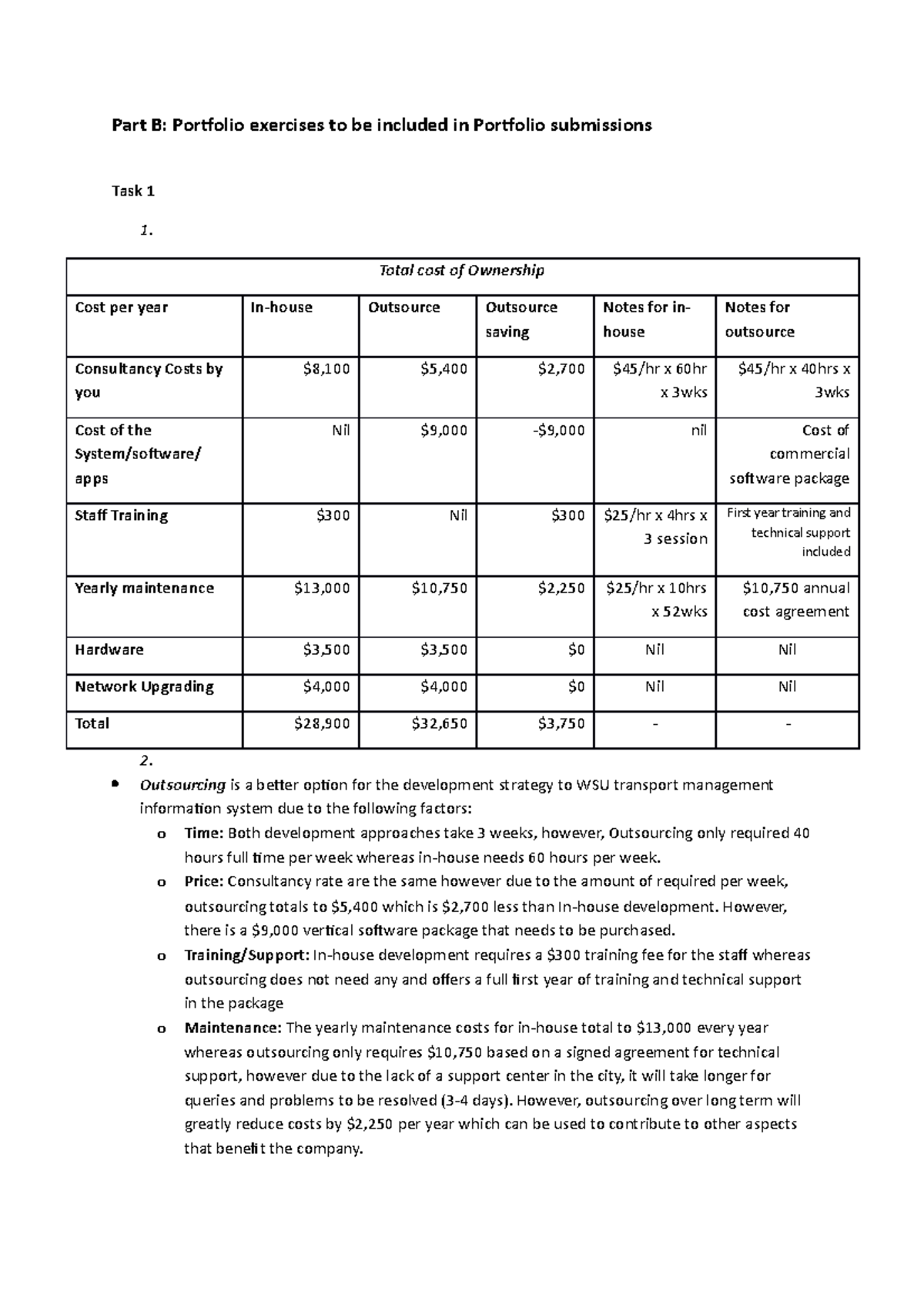 Workshop 4 Part B - Part B: Portfolio Exercises To Be Included In ...