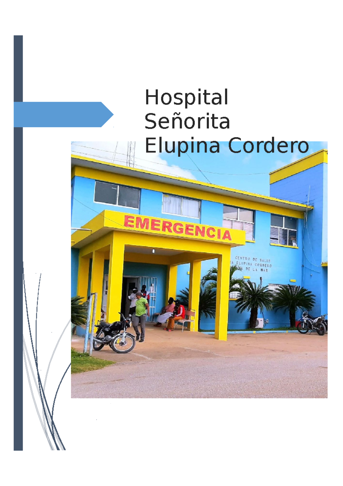 Introducción - historia del hospital sabana de la mar - Hospital Señorita  Elupina Cordero Índice - Studocu