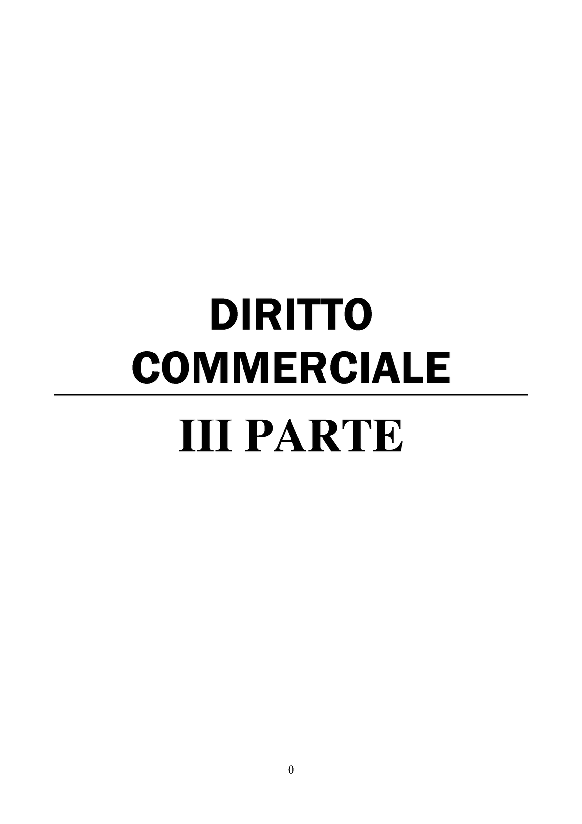 Diritto Commerciale - III Parte - IL Fallimento - DIRITTO COMMERCIALE ...