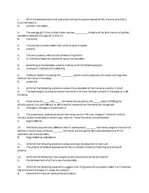 FCS 302 Notes Chapter One - Chapter One: LIFESPAN DEVELOPMENT: AN ...