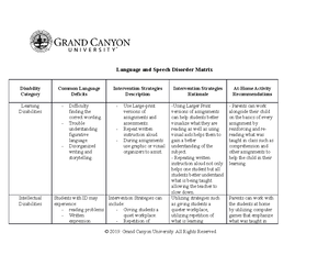 Clinical Field Experience B SPD 330 WEEK 6 - Clinical Field Experience ...