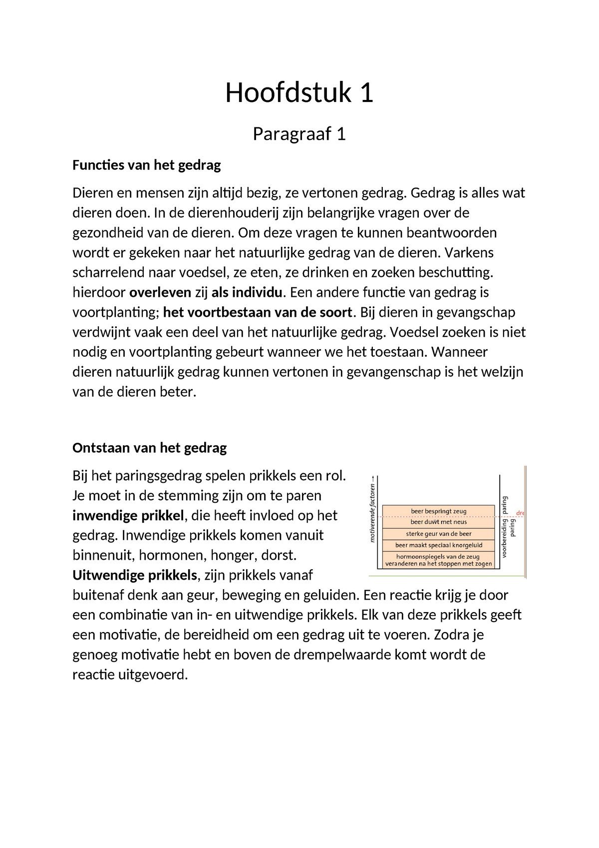 Biologie Samenvatting Hoofdstuk 1 4vwo - Hoofdstuk 1 Paragraaf 1 ...