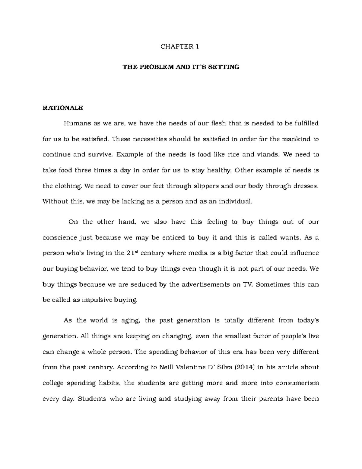 Introduction Research - CHAPTER 1 THE PROBLEM AND IT’S SETTING ...
