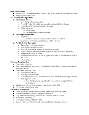 HIST 102 Notes - Introductory Western Civilization History class. - The ...