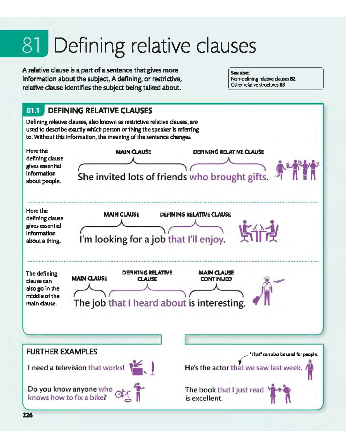 Relative Clause(Additional Reading) - Advanced english - Studocu