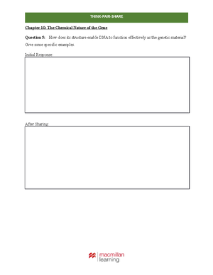Pierce genetics 7e mitosisandmeiosishandout ch02 - Name ...