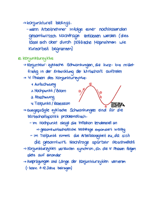 Makro Hülsewig Kapitel 4 Zusammenfassung - 13 Konjunkturell Bedingte ...