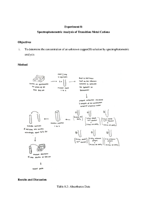 CHM457 Experiment 1 - Lab report Exp 1 - OBJECTIVE To extract acid ...