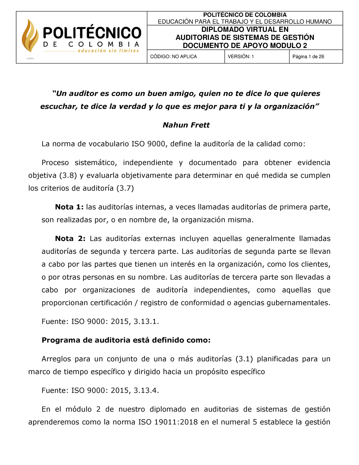 Documento de Apoyo Modulo 2 - EDUCACIÓN PARA EL TRABAJO Y EL DESARROLLO  HUMANO DIPLOMADO VIRTUAL EN - Studocu