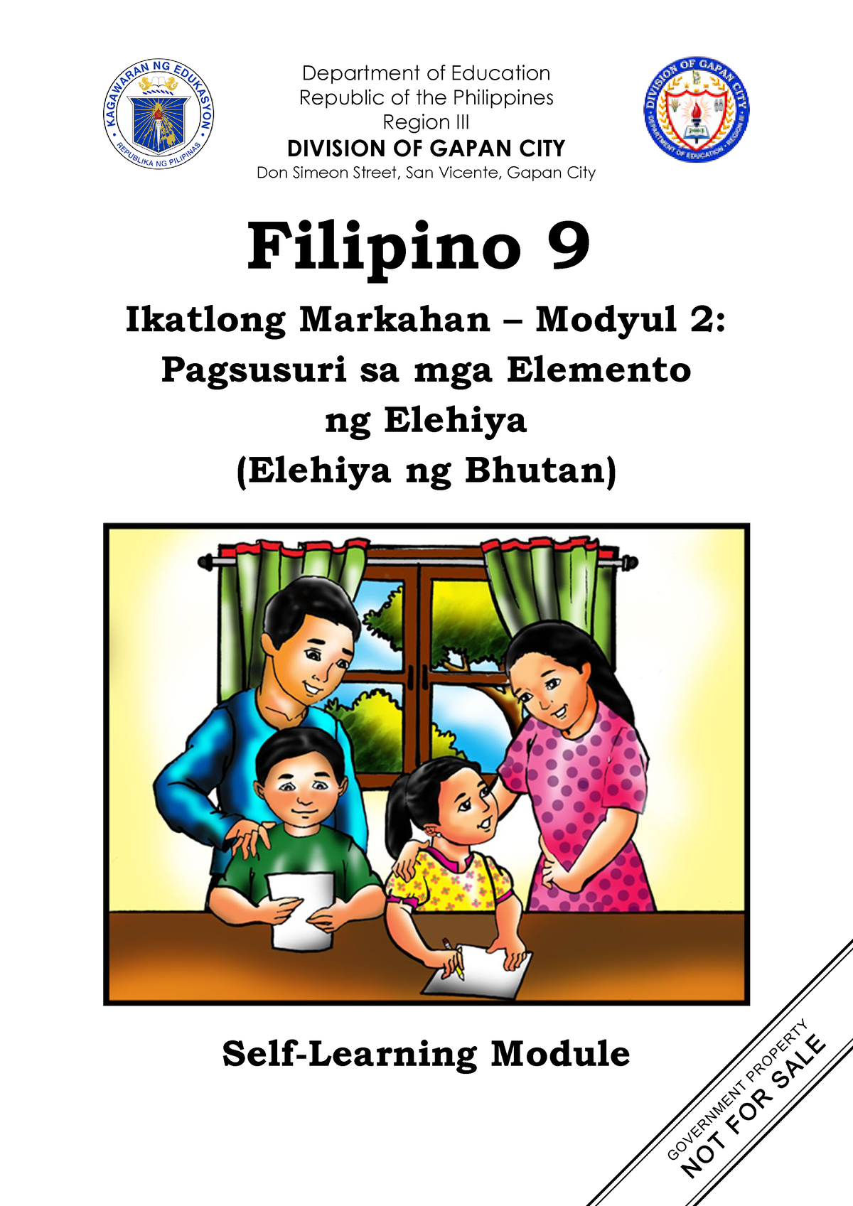 Filipino 9 SLMs 3rd Quarter Module 2 - ####### Department Of Education ...