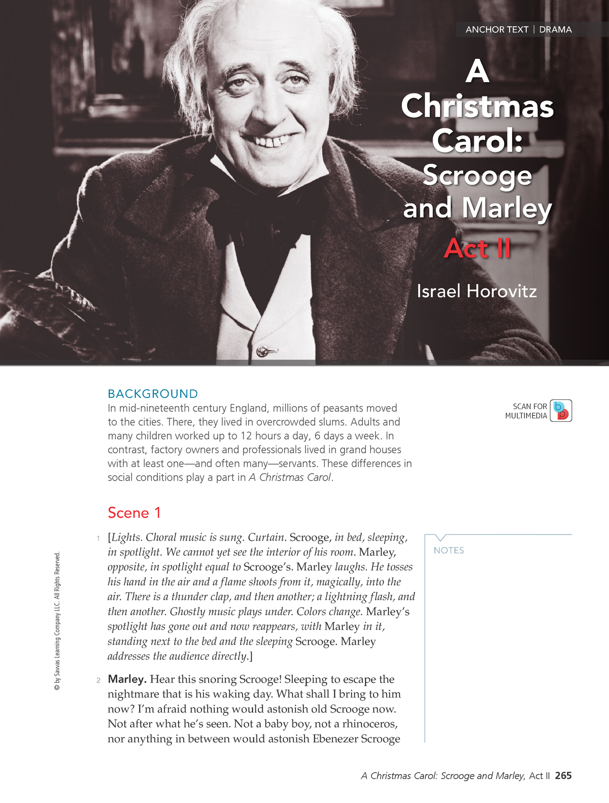 A Christmas Carol By Israel Horovitz 