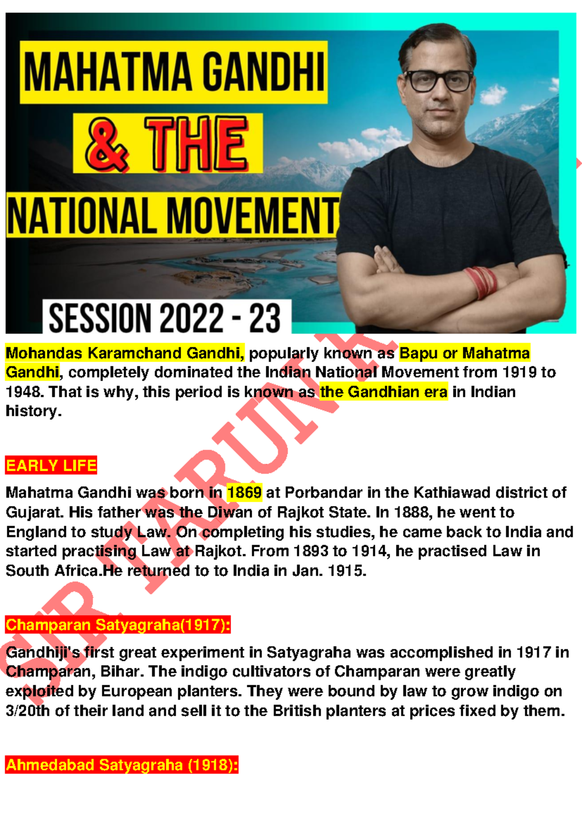 Mahatma Gandhi and the National Movement b008ab03-fdce-4edf-a81b ...