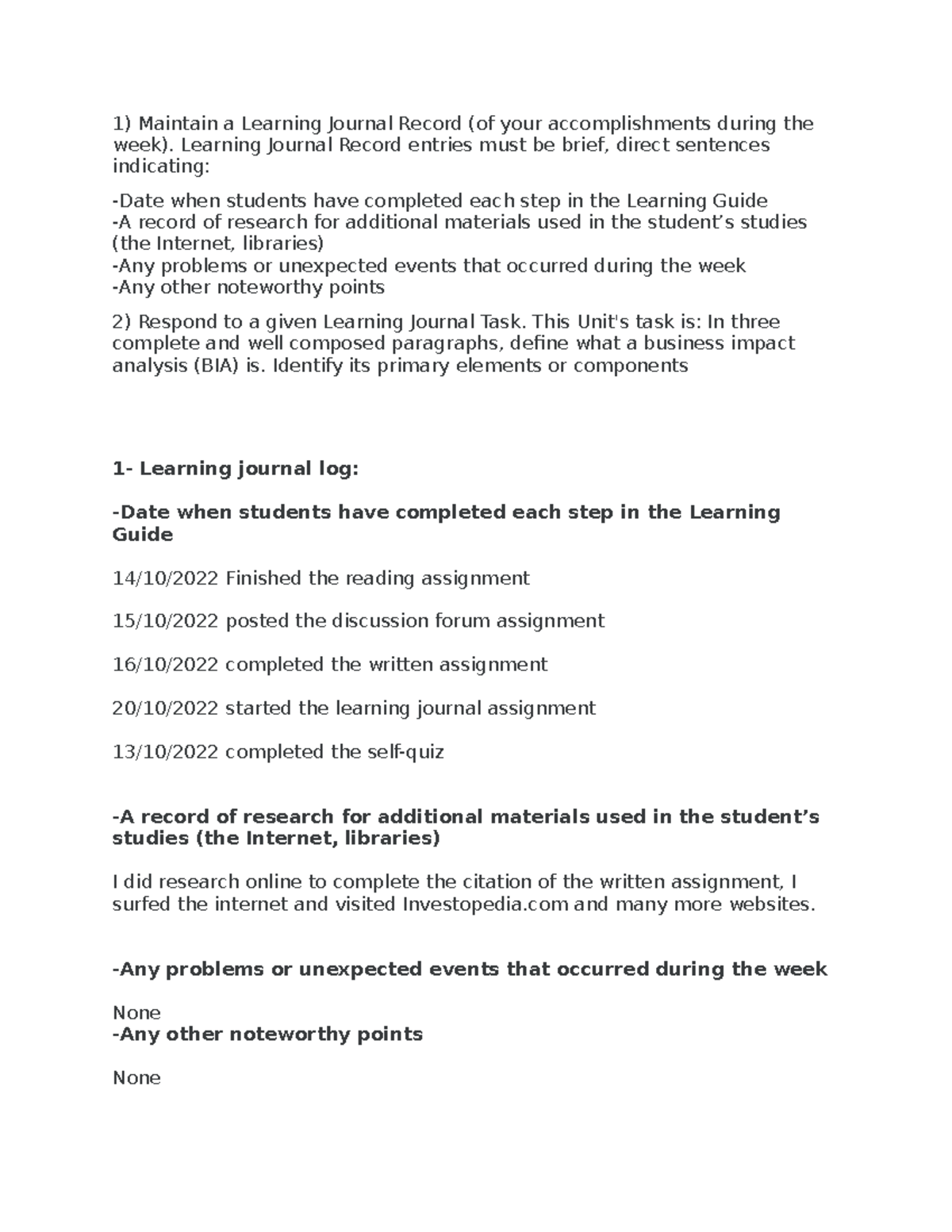 learning-journal-7-wwwww-maintain-a-learning-journal-record-of