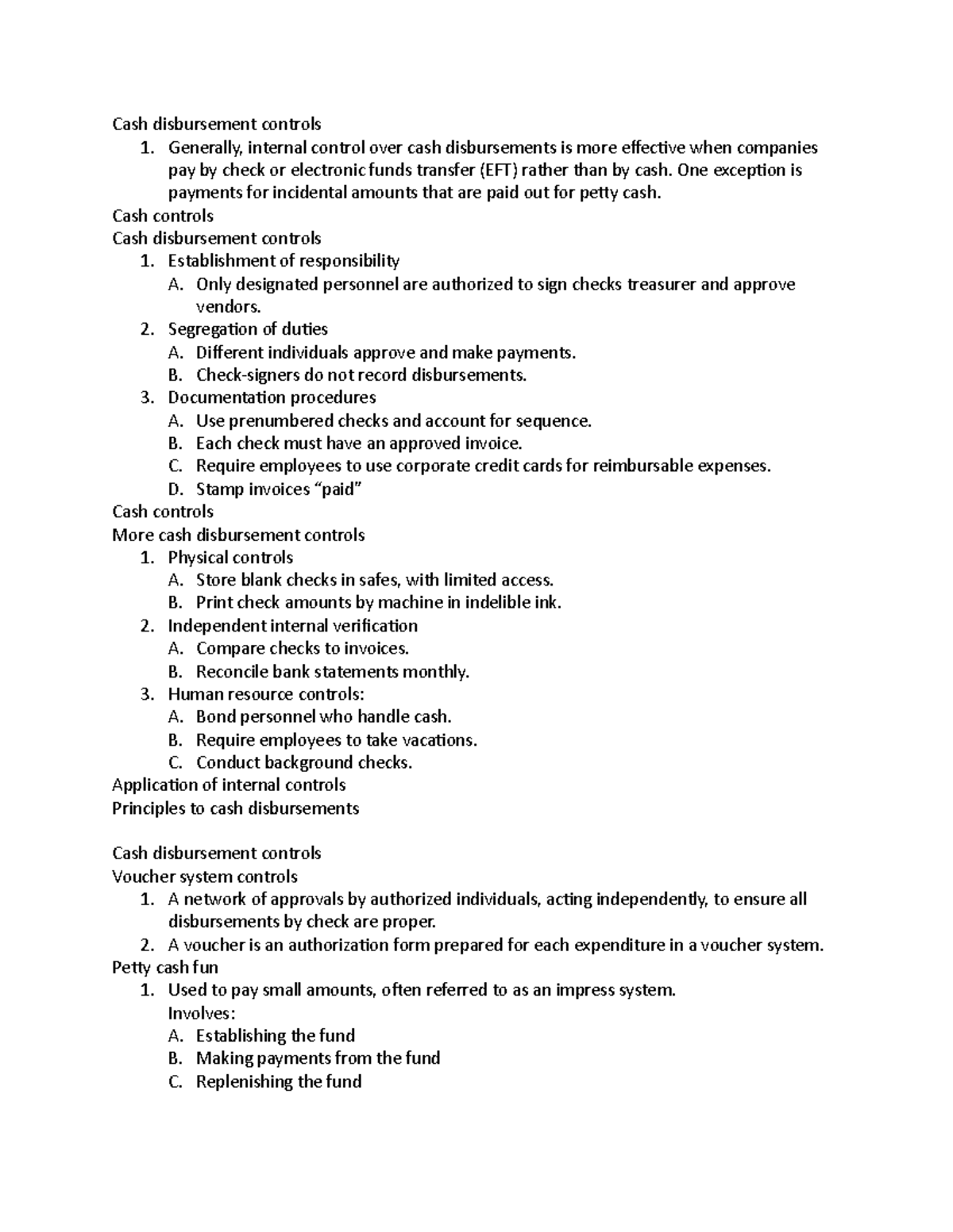 cash-disbursement-controls-generally-internal-control-over-cash