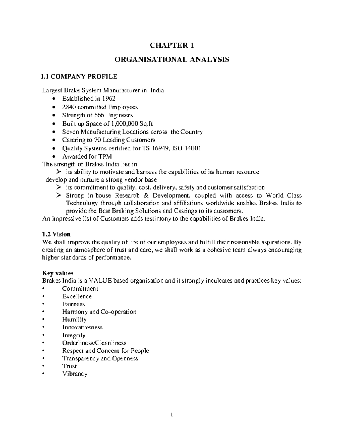 371264071 project report on TPS in Brakes India Pvt Ltd CHAPTER 1