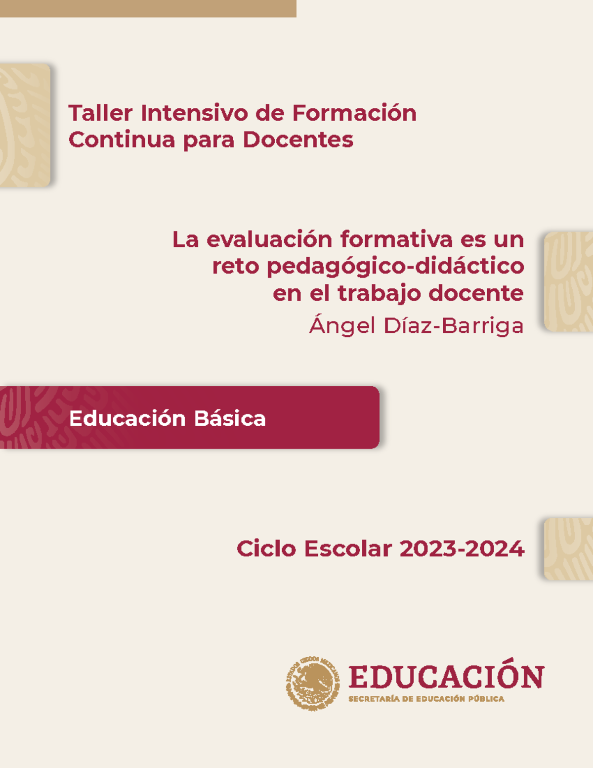 La Evaluación Formativa Es Un Reto Pedagógico-didáctico En El Trabajo ...