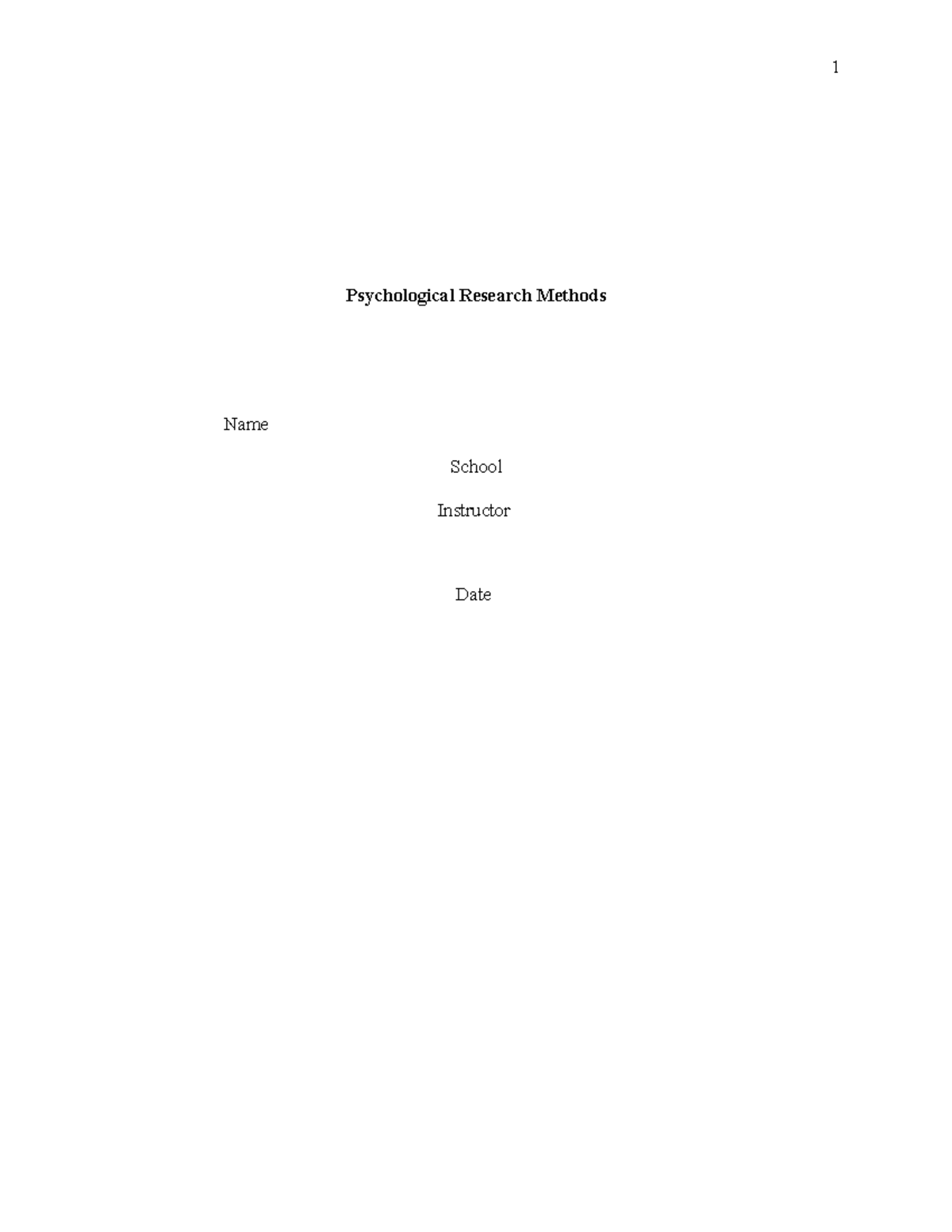 1659615934 2662160 - APA Format - Psychological Research Methods Name ...
