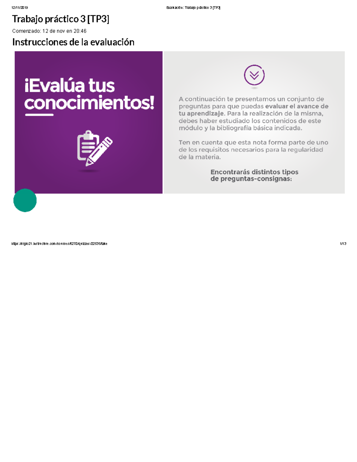 Tp 3 PPR pdf - trabajo practico - Trabajo práctico 3 [TP3] Comenzado ...