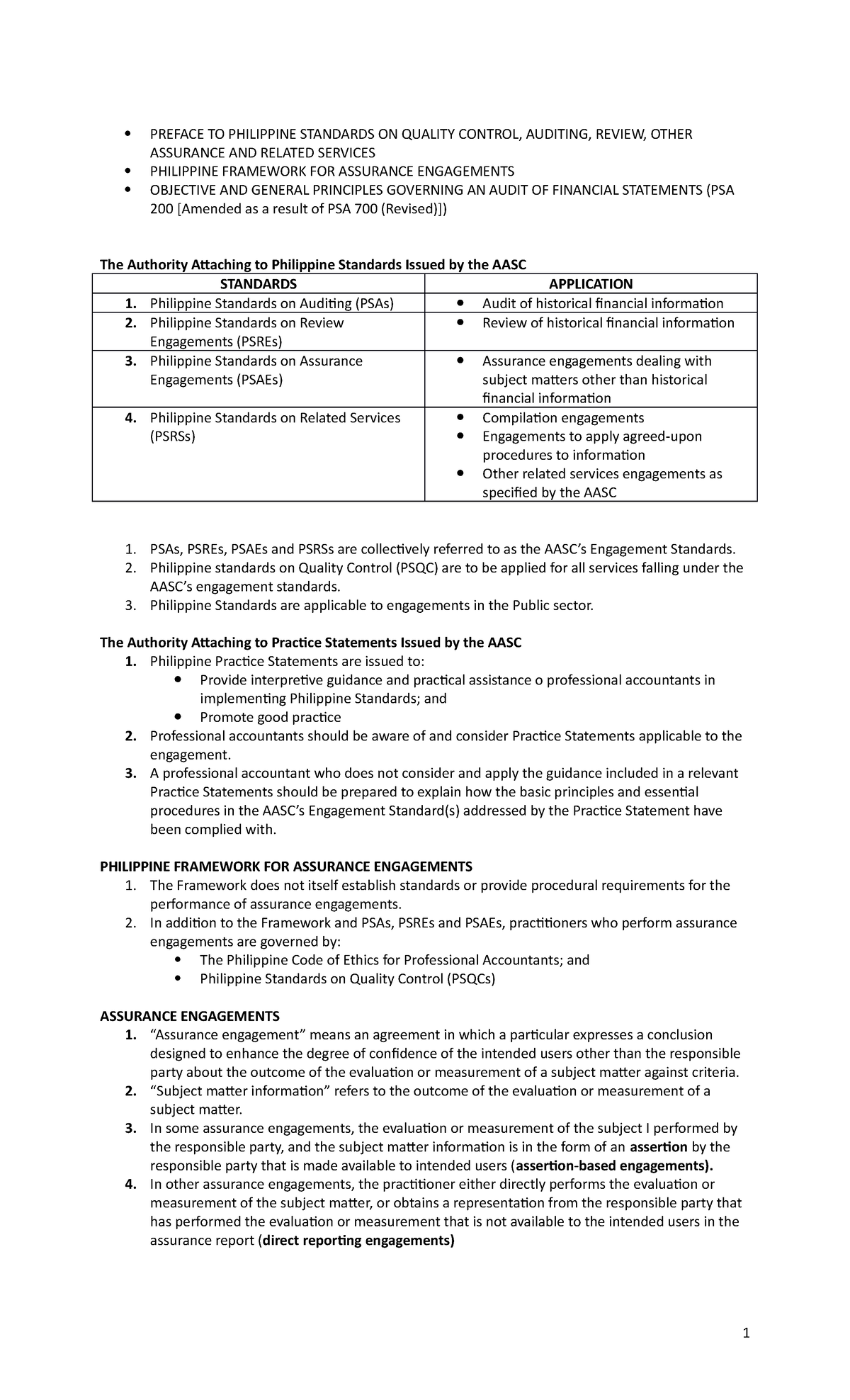 CPAR-Auditing-Theory - PREFACE TO PHILIPPINE STANDARDS ON QUALITY ...