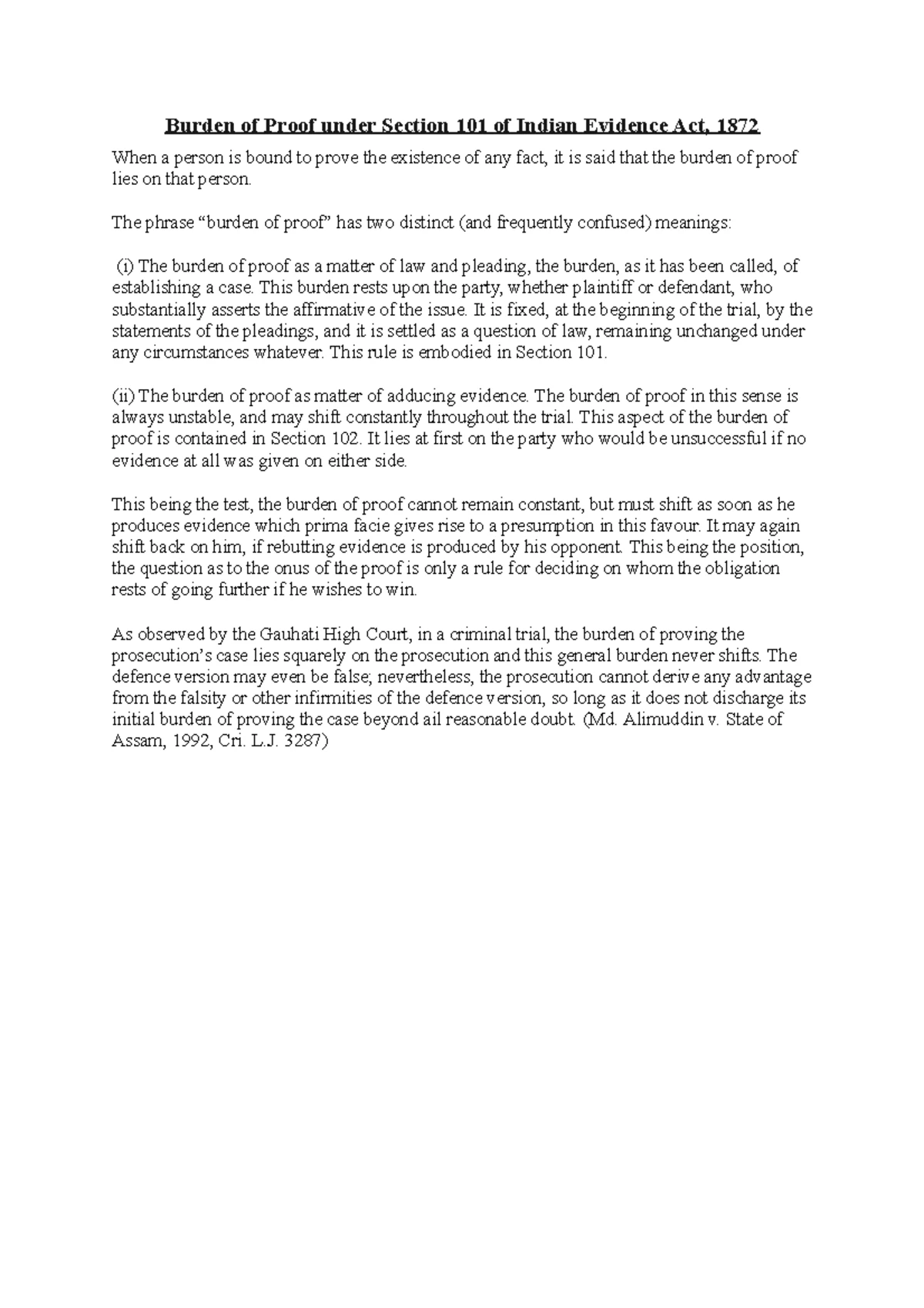 Estoppel - Short Notes - Doctrine of Estoppel under the Indian Evidence ...