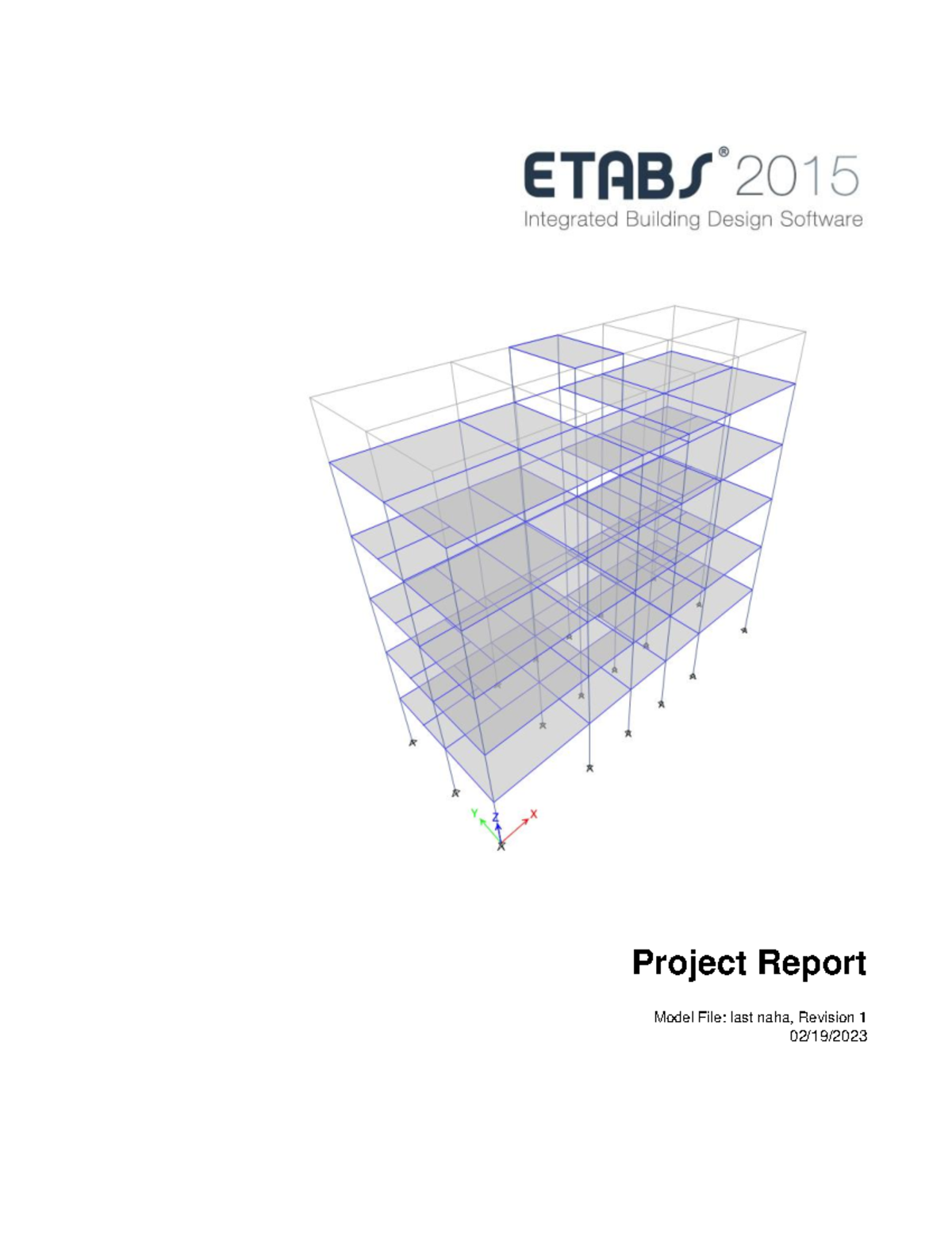 Final- Output - Project Report Model File: last naha, Revision 1 02/19 ...