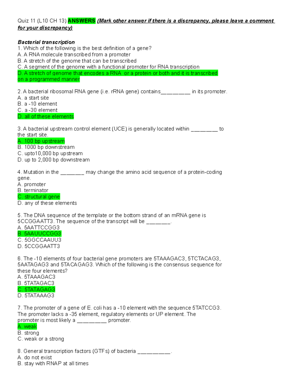 What Is The Role Of Mrna In Protein Synthesis Multiple Choice Question