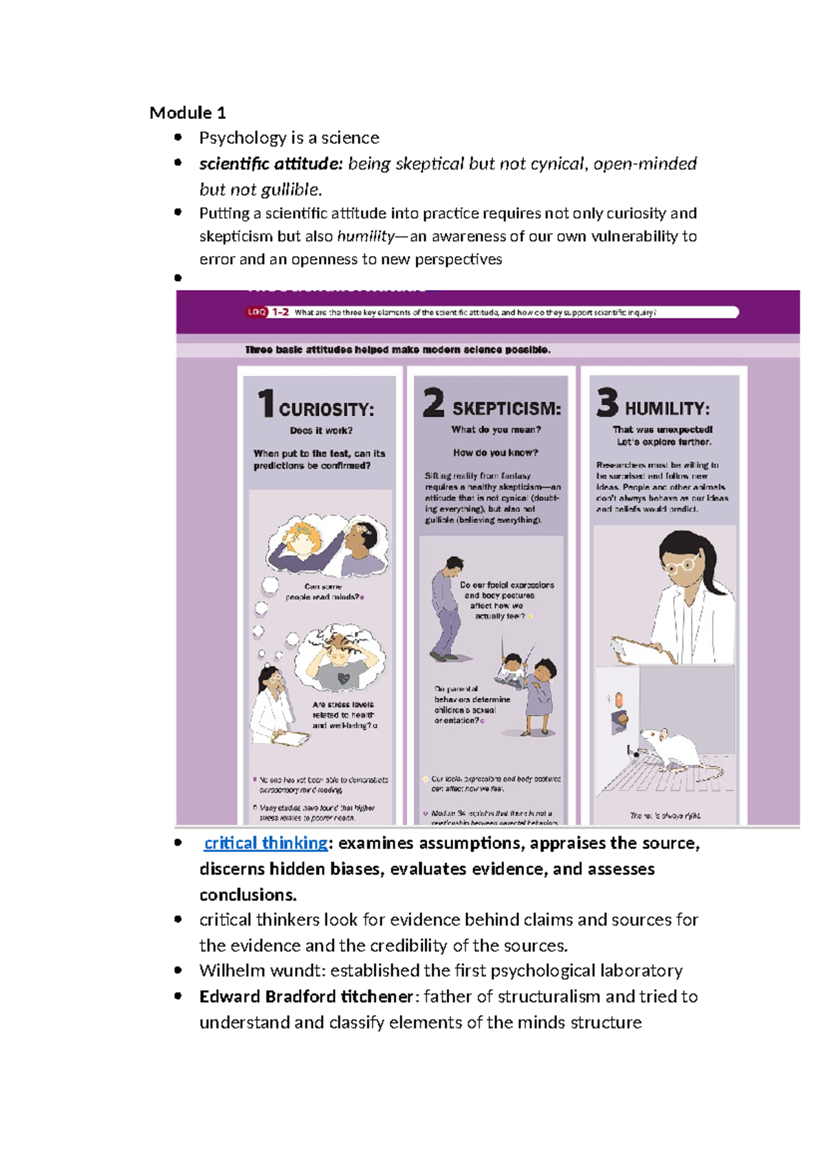 Module 1,2,3,44,45,46 - Module 1 Psychology is a science scientific ...