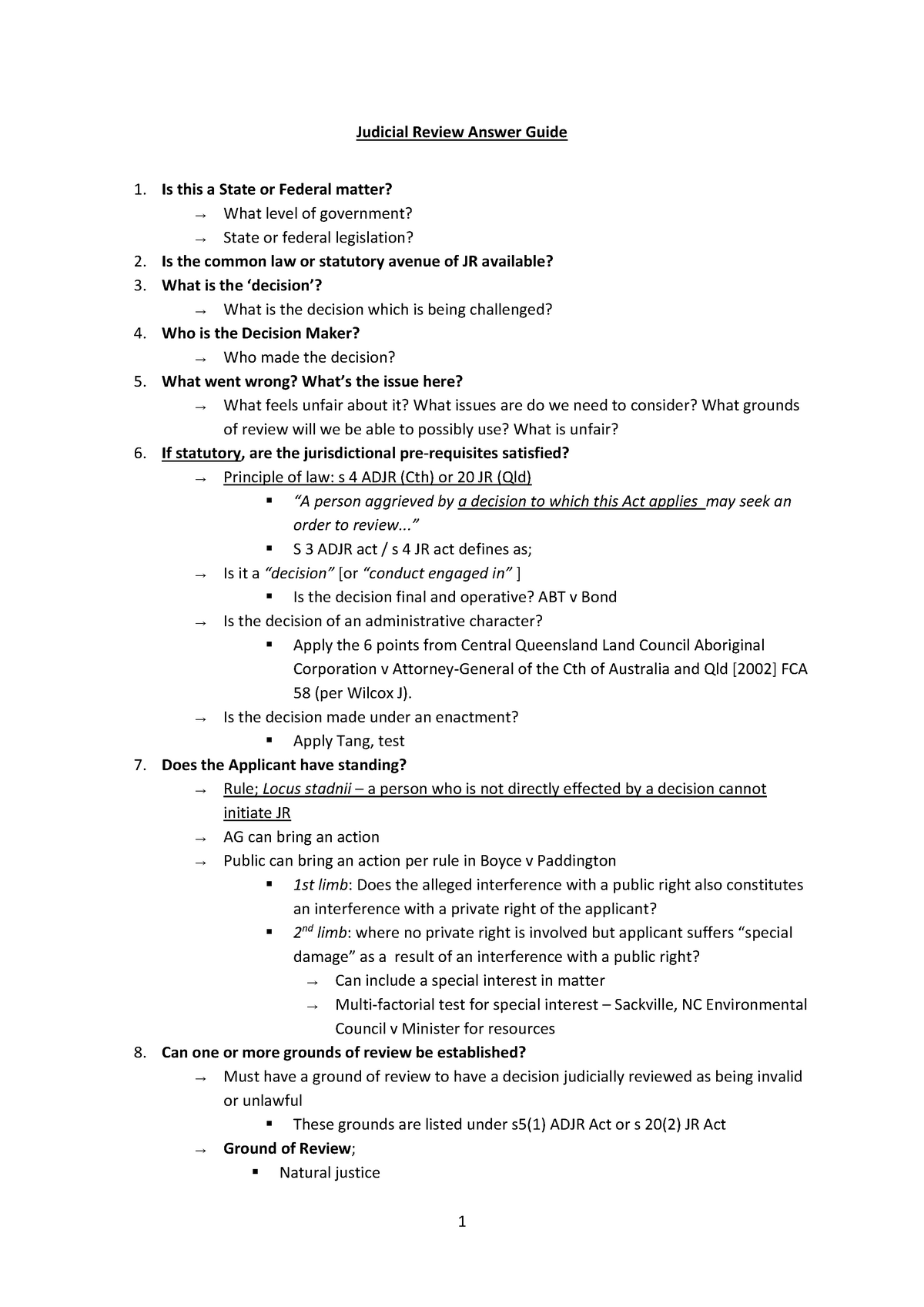 llh206-administrative-law-quick-notes-judicial-review-answer-guide-is