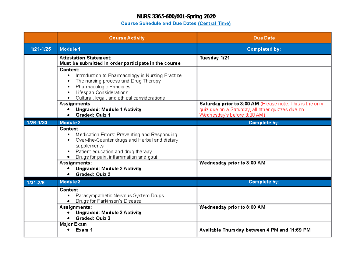 Ud Spring 2024 Course Schedule Image to u