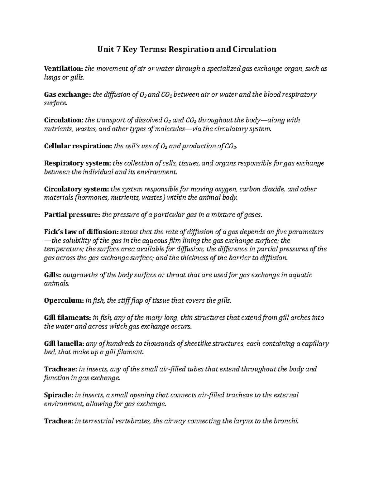 Unit 7 Key Terms and LOs - Dr. Claire O'Quin Answered Concept Analysis ...